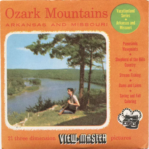 5 ANDREW - Ozark Mountains - View-Master 3 Reel Packet - 1957 - vintage - 372-A,B,C-S3 Packet 3dstereo 