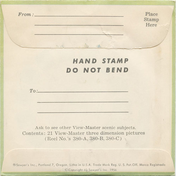 9 ANDREW - Montreal - Canada - View-Master 3 Reel Packet - vintage - 380-A,B,C-S3 Packet 3Dstereo 