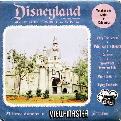Fantasyland - View-Master 3 Reel Packet - 1955 - vintage - 854ABC-S3 Packet 3dstereo 