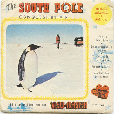 9 ANDREW - The South Pole - View-Master 3 Reel Economy Packet - vintage - 6500-A,B,C-BS3 Packet 3Dstereo 