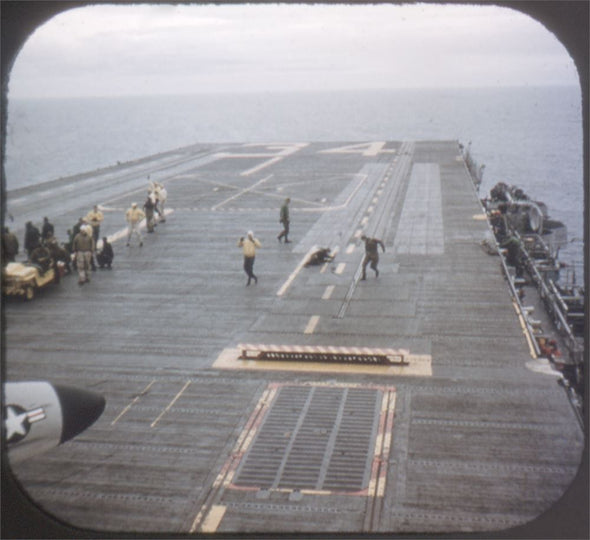 5 ANDREW - Aircraft Carrier in Action at Sea - View-Master 3 Reel Packet - 1956 - vintage - 760ABC-S3 Packet 3dstereo 