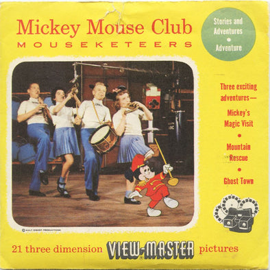 5 ANDREW - Mickey Mouse Club - View-Master 3 Reel Packet - 1956 - vintage - S3 Packet 3dstereo 