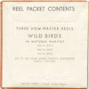 9 ANDREW - Wild Birds - View-Master 3 Reel Packet - vintage - 895-A,B,C-BS3 Packet 3Dstereo 