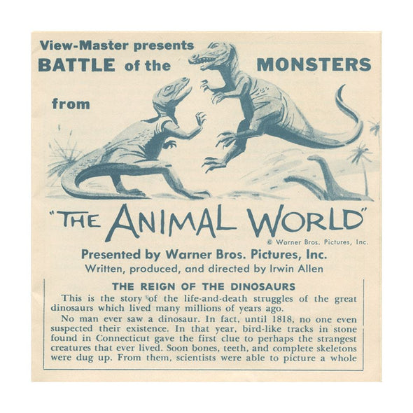 5 ANDREW - The Animal World - View-Master 3 Reel Packet - vintage - S3 Packet 3dstereo 
