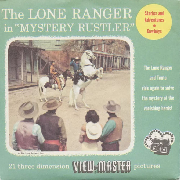 5 ANDREW - Lone Ranger - View-Master 3 Reel Packet - vintage - 962-A,B,C-S3 Packet 3dstereo 