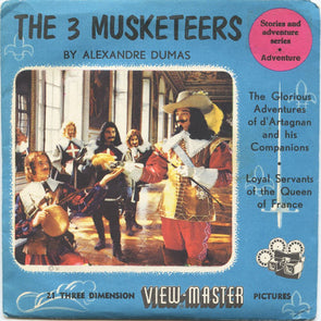 5 ANDREW - The 3 Musketeers - View-Master 3 Reel Packet - vintage - BS3 Packet 3dstereo 