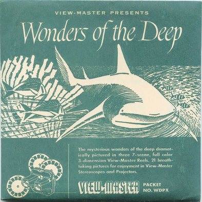 9 ANDREW - Wonders of the Deep - View-Master 3 Reel Packet - vintage - 990-A,B,C-S1 Packet 3Dstereo 