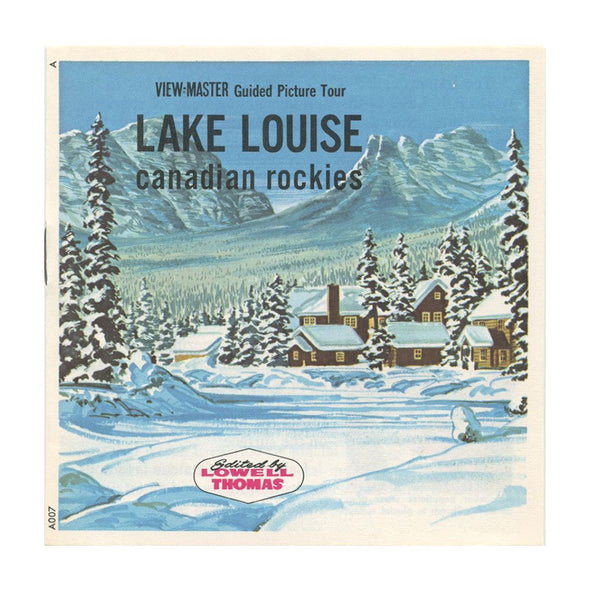 9 ANDREW - Lake Louise - View-Master 3 Reel Packet - vintage - A007-G1A Packet 3Dstereo 