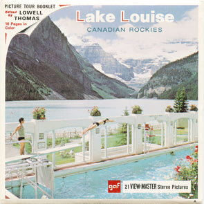 9 ANDREW - Lake Louise - View-Master 3 Reel Packet - vintage - A007-G1A Packet 3Dstereo 