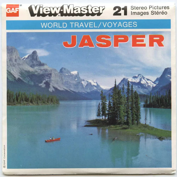 5 ANDREW - Jasper - Canada - View-Master 3 Reel Packet - vintage - A008C-G6 Packet 3dstereo 