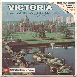 5 ANDREW - Victoria and Vancouver Island, B.C. - View-Master 3 Reel Packet - vintage - A015-G1A Packet 3dstereo 