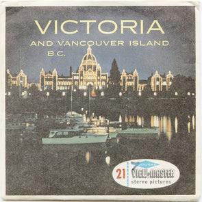 Victoria and Vancouver Island B.C. - View-Master 3 Reel Economy Packet - vintage - A015-S6 Packet 3dstereo 