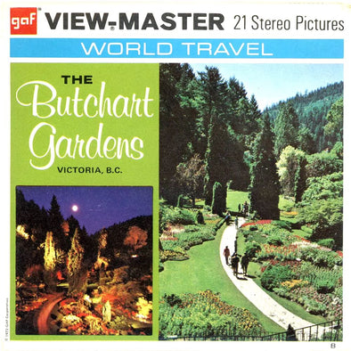 5 ANDREW - Butchart Gardens Victoria, B.C. - View-Master 3 Reel Packet - vintage - A016-G3B Packet 3dstereo 