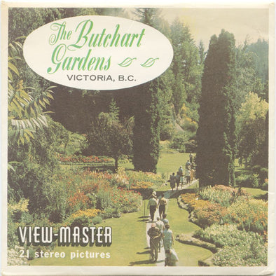 10 ANDREW - Butchart Gardens - View-Master 3 Reel Economy Packet - vintage - A016-S5 Packet 3dstereo 