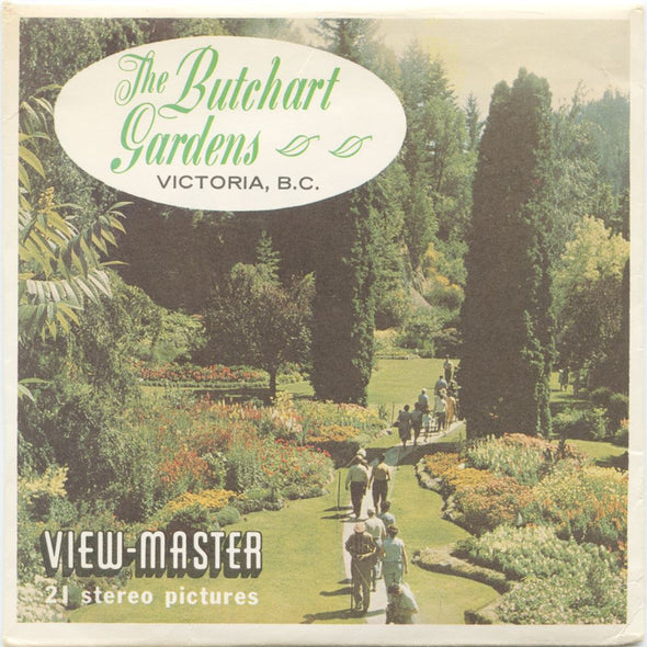 10 ANDREW - Butchart Gardens - View-Master 3 Reel Economy Packet - vintage - A016-S5 Packet 3dstereo 