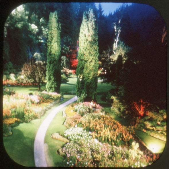 10 ANDREW - Butchart Gardens - View-Master 3 Reel Economy Packet - vintage - A016-S5 Packet 3dstereo 