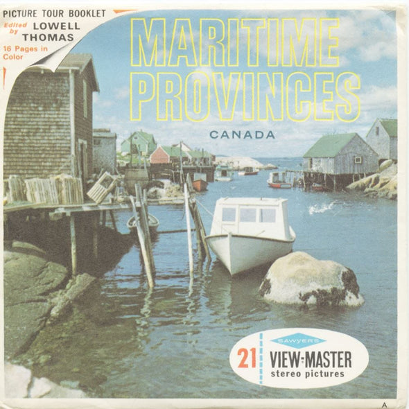 Maritime Provinces - Canada - View-Master 3 Reel Packet - vintage - A030-S6A Packet 3dstereo 