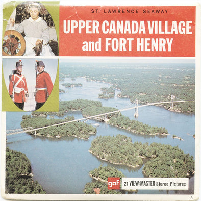 9 ANDREW - Upper Canada Village and Fort Henry - View-Master 3 Reel Economy Packet - vintage - A033-G1A Packet 3dstereo 