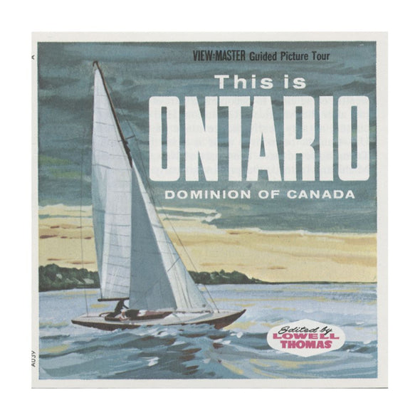This is Ontario - Canada - View-Master 3 Reel Packet - vintage - A039-S6A Packet 3dstereo 