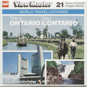 5 ANDREW - This is Ontario - View-Master 3 Reel Packet - vintage - A039C-G6A Packet 3dstereo 