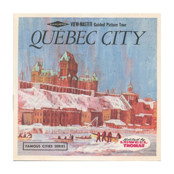 9 ANDREW - Quebec City - View-Master 3 Reel Packet - vintage - A050-S6A Packet 3Dstereo 