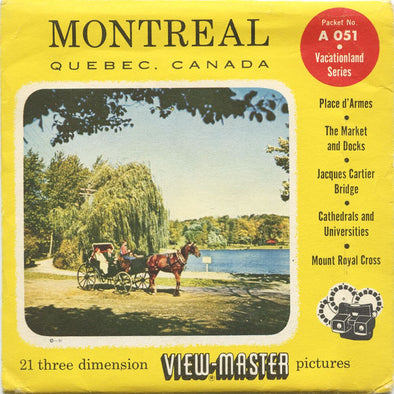 5 ANDREW - Montreal - View-Master 3 Reel Packet - 1956 - vintage - A051-S4 Packet 3dstereo 
