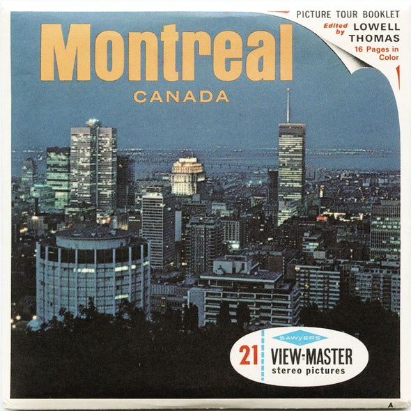 5 ANDREW - Montreal Canada - View-Master 3 Reel Packet - vintage - A051-S6A Packet 3dstereo 