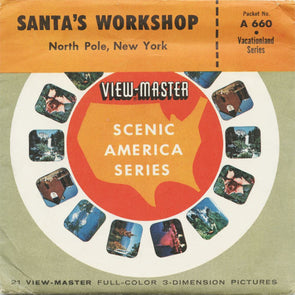 6 ANDREW - Santa's Workshop, North Pole, N.Y. - View-Master 3 Reel Packet - vintage - A660-SU Packet 3dstereo 