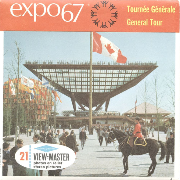 4 ANDREW - Expo 67 - General Tour - View-Master 3 Reel Packet - 1967 - vintage - A071-S6A Packet 3dstereo 