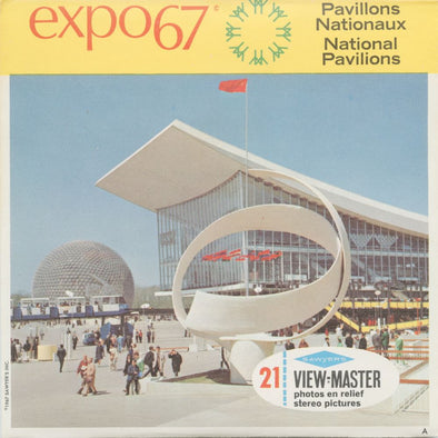 4 ANDREW - Expo 67 - National Pavilions - View-Master 3 Reel Packet - 1967 - vintage - A073-S6A Packet 3dstereo 