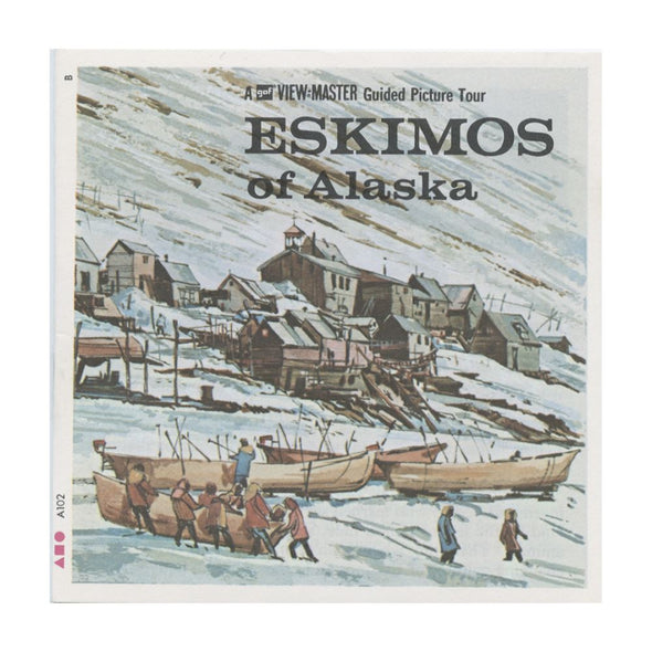 5 ANDREW - Eskimos of Alaska - View-Master 3 Reel Packet - vintage - A102-G3B Packet 3dstereo 
