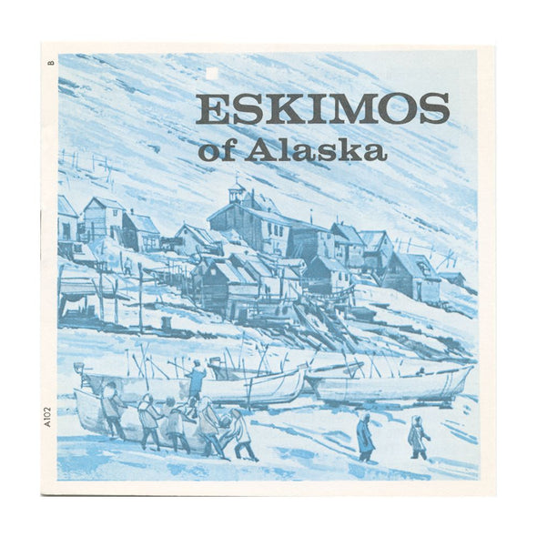 9 ANDREW - Eskimos of Alaska - View-Master 3 Reel Economy Packet - vintage - A102-G3B Packet 3Dstereo 