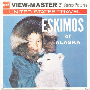 9 ANDREW - Eskimos of Alaska - View-Master 3 Reel Economy Packet - vintage - A102-G3B Packet 3Dstereo 