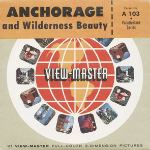 5 ANDREW - Anchorage and Wilderness Beauty - View-Master 3 Reel Packet - vintage - A103-SU Packet 3dstereo 