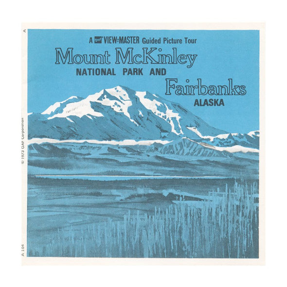 Mount McKinley and Fairbanks - View-Master 3 Reel Packet - vintage - A107-G1A Packet 3dstereo 