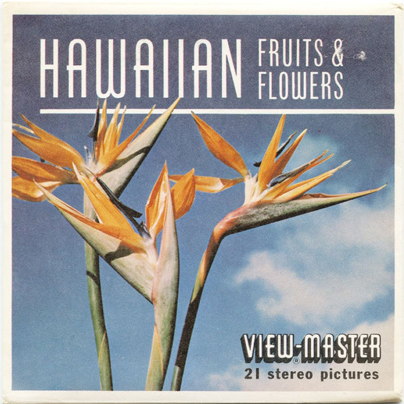 5 ANDREW - Hawaiian Fruits and Flowers - View-Master 3 Reel Packet - vintage - A121-S5 Packet 3dstereo 