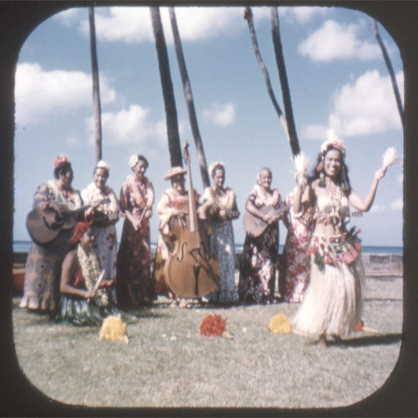 5 ANDREW - Hawaiian Hula Dancers - View-Master 3 Reel Packet - vintage - A122-S5 Packet 3dstereo 