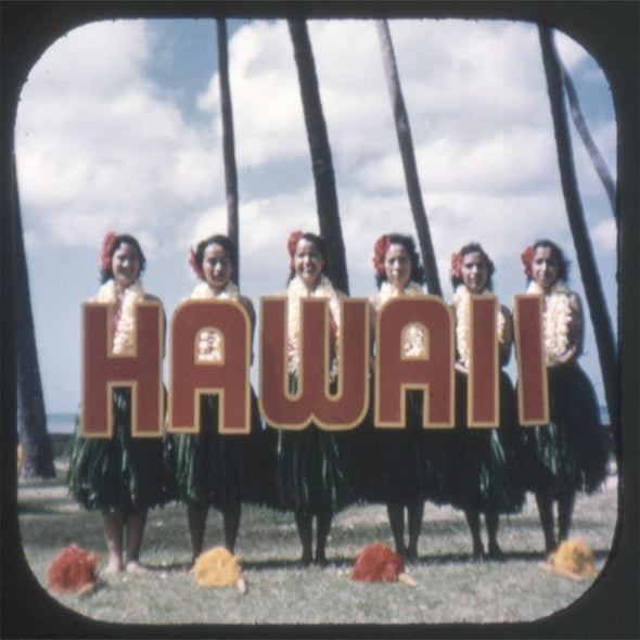 5 ANDREW - Hawaiian Hula Dancers - View-Master 3 Reel Packet - vintage - A122-S5 Packet 3dstereo 