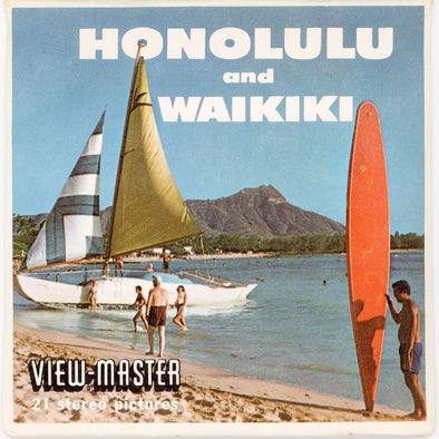 Honolulu - View-Master 3 Reel Packet - vintage PKT 3Dstereo 