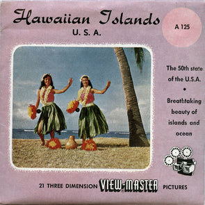 5 ANDREW - Hawaiian Islands - View-Master 3 Reel Packet - vintage - A125-BS4 Packet 3dstereo 