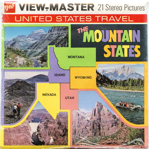 5 ANDREW - The Mountain States - View-Master 3 Reel Packet - vintage - A136-G3A Packet 3dstereo 