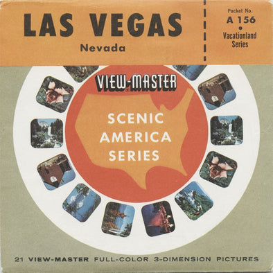 5 ANDREW - Las Vegas Nevada - View-Master 3 Reel Packet - vintage - A156-SU Packet 3dstereo 