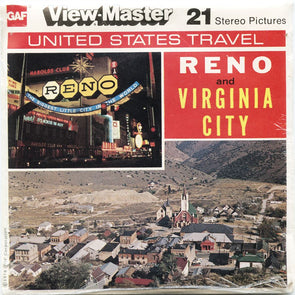 5 ANDREW - Reno and Virginia City - View-Master 3 Reel Packet - 1978 - vintage - A157-G6 Packet 3dstereo 