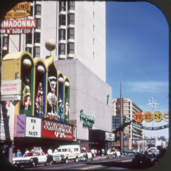 10 ANDREW - Reno and Virginia City - View-Master 3 Reel Packet - vintage - A157-G6 Packet 3dstereo 