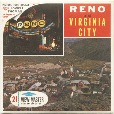 5 ANDREW - Reno and Virginia City - View-Master 3 Reel Packet - vintage - A157-S6A Packet 3dstereo 