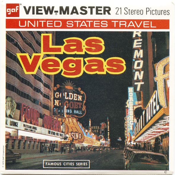5 ANDREW - Las Vegas - Nevada - View-Master 3 Reel Packet - 1973 - vintage - A159-G3C Packet 3dstereo 