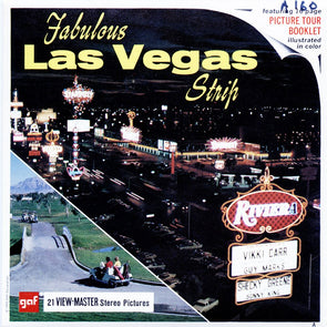 Fabulous Las Vegas Strip - View-Master 3 Reel Packet - vintage - A160-G1A Packet 3dstereo 