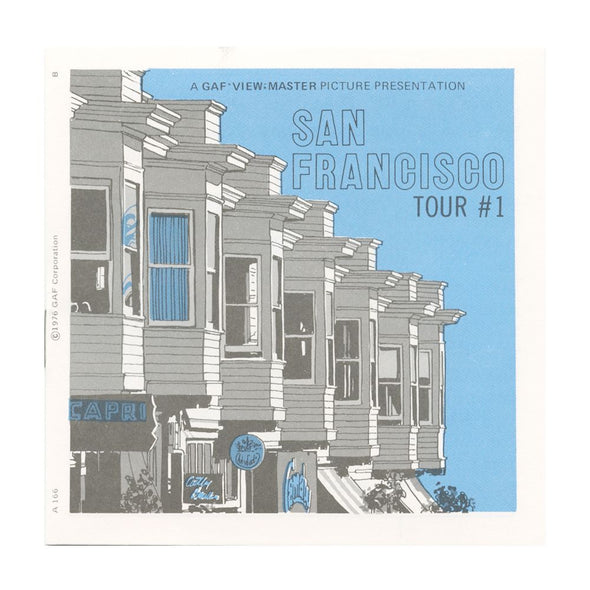 10 ANDREW - San Francisco - View-Master 3 Reel Packet - vintage - A166-G5B Packet 3dstereo 