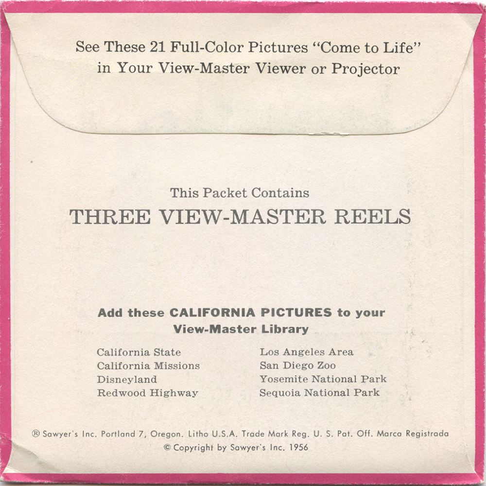 View Master Packet San Francisco - View-Master 3 Reel Packet - 1956 - vintage - A172-S4 ...