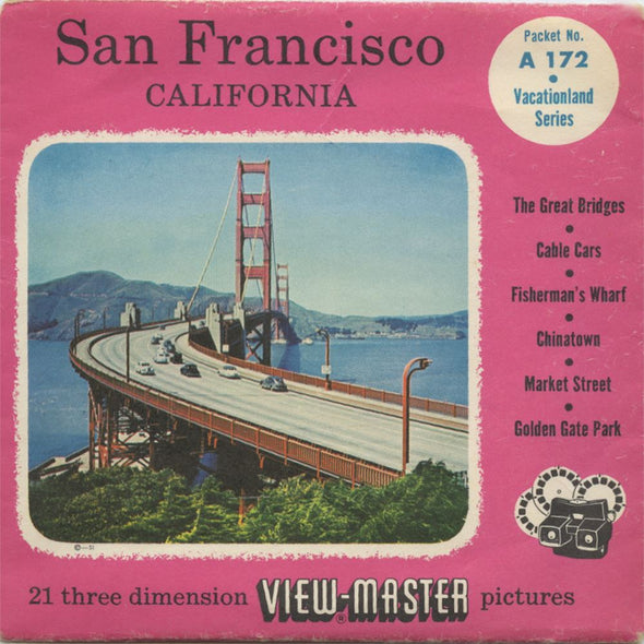 View Master Packet San Francisco - View-Master 3 Reel Packet - 1954 - vintage - A172-S4 ...